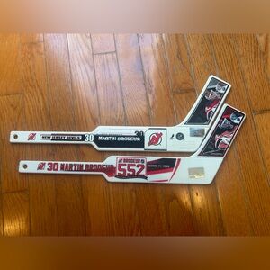 NJ Devils Martin Brodeur Limited Edition Hockey Stick Memorabilia (SET OF 2)